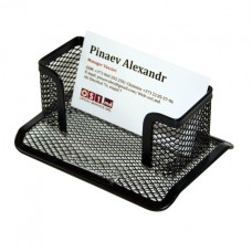 Подставка для визиток металлическая сетчатая