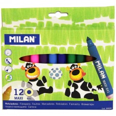 Набор фломастеров MILAN Maxi 12цветов 80020 Набор фломастеров MILAN Maxi 12цветов 80020