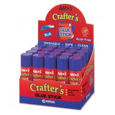 Клей-карандаш AMOS CRAFTERS, PVP, 22 гр