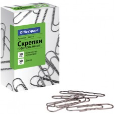 Скрепки OfficeSpace 50 мм, (50 штук)