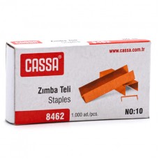 Скобы №10 Cassa омедненные 1000шт.