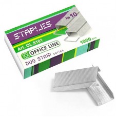 Скобы №10 OfficeLine, (1000 штук)