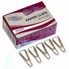 Скрепки OfficeLine 25 мм, (100 штук)