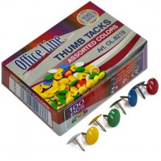 Кнопки OfficeLine, цветные, (100 штук)