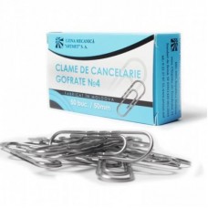 Скрепки №4 (50шт) 50мм гофрированные