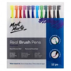 Набор цветных ручек-кистей, M.M. 12шт, арт.MMPM0046