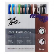 Набор цветных ручек-кистей, М.М. 24шт, арт.MMPM0047