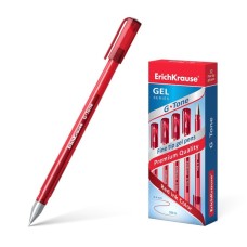 Ручка гелевая Erich Krause G-TONE, красная, 0.5 мм