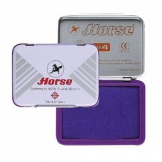 Подушка штемпельная HORSE № 4, синяя Подушка штемпельная HORSE № 4, синяя