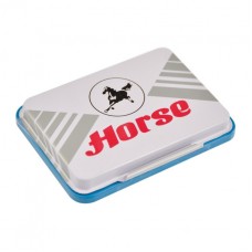 Подушка штемпельная HORSE №3, синяя Подушка штемпельная HORSE №3, синяя