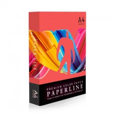 Бумага цветная A4 Paperline RED, 80гр, интенсив, красная