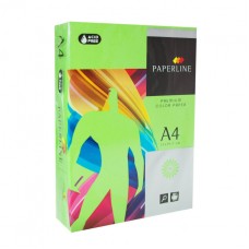 Бумага цветная A4 Paperline PAROT, 80 гр., интенсив, зеленая