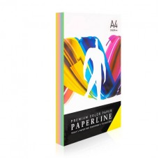Бумага цветная A4 Paperline RAINBOW, 80гр, пастель, 5 цв. x 50 л.