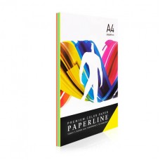 Бумага цветная A4 Paperline RAINBOW, 80 гр., пастель, 5 цв. x 20 л.