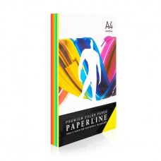 Бумага цветная A4 Paperline RAINBOW, 80 гр., интенсив, 5 цв. x 50 л.