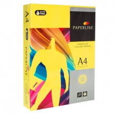 Бумага цветная Paperline 160гр, интенсив 250л LEMON, лемон