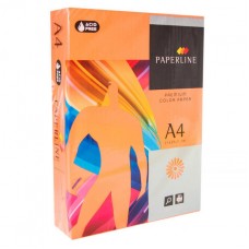 Бумага цветная Paperline 160гр, интенсив 250л SAFRON, оранжевая