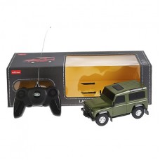 RS Машина р/у RASTAR 1:24 Land Rover Defender, зеленая, код 50634