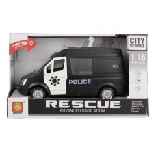 WY Машина инерционная 1:16 "Police Van" (свет, звук), код 36259