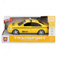 WY Машина инерционная 1:16 "Taxi Car" (свет, звук), код 36256