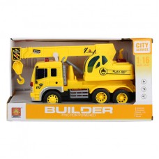 WY Машина инерционная 1:16 "Construction Truck" (свет, звук), код 36203