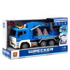 WY Машина инерц. 1:12 "Friction Truck" синяя (свет,звук), код 49466 WY Машина инерц. 1:12 "Friction Truck" синяя (свет,звук), код 49466