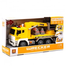 WY Машина инерц. 1:12 "Friction Truck" желтая (свет,звук), код 49490 WY Машина инерц. 1:12 "Friction Truck" желтая (свет,звук), код 49490