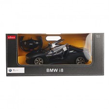 RS Машина р/у RASTAR 1:14 BMW I8 черная, код 50625