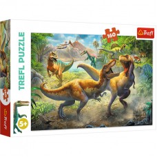 TF Пазлы "160" - "Fighting Tyrannosaurs", код 41625