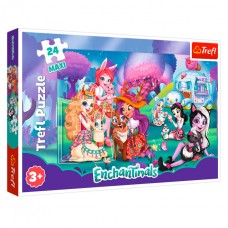 TF Пазлы "24 Maxi" - Cheerful Enchantimals world / Mattel Enchantimals, код 43934