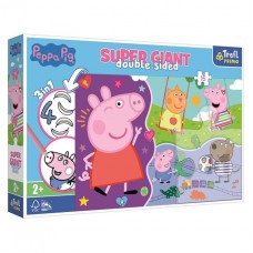 TF Пазлы "15 GIANT" - Meet Happy Peppa Pig / Peppa Pig, код 50181
