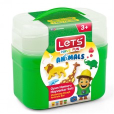 LT Набор массы для лепки "Animals", 8 форм, 4 * 75 гр., код 40634 LT Набор массы для лепки "Animals", 8 форм, 4 * 75 гр., код 40634