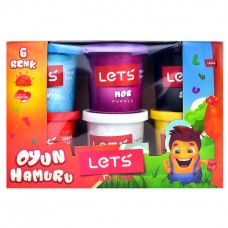 LT Набор массы для лепки "6 Colors", 6 * 150 гр., код 40673 LT Набор массы для лепки "6 Colors", 6 * 150 гр., код 40673