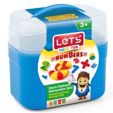 LT Набор массы для лепки "Numbers", 15 форм, 4 * 75 гр., код 40633