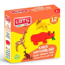 LT Набор массы для лепки "Land Animals", 4 форм,8*20 гр., код 44859 LT Набор массы для лепки "Land Animals", 4 форм,8*20 гр., код 44859