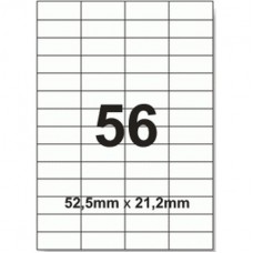 Этикетки А4 56шт. 52,5*21,2мм (100л)