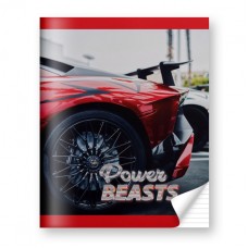 Тетрадь 60 листов, линейка, NS Power Beasts 1 арт.6007 Тетрадь 60 листов, линейка, NS Power Beasts 1 арт.6007